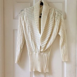 bebe Open Chest Knit Sweater